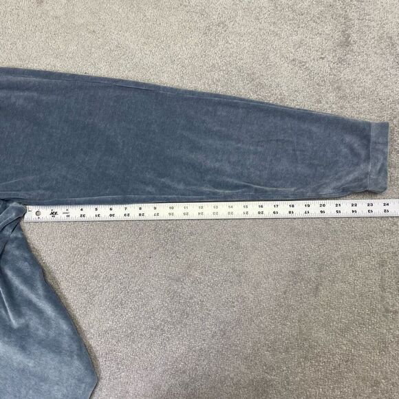 Michael Stars Womens Elastic Waist Cory Canyon Velour Pants Ash Blue Small NWOT - Picture 6 of 7